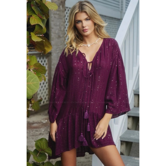 PQ Sequin Tunic Cover Up - Picture 4 of 8